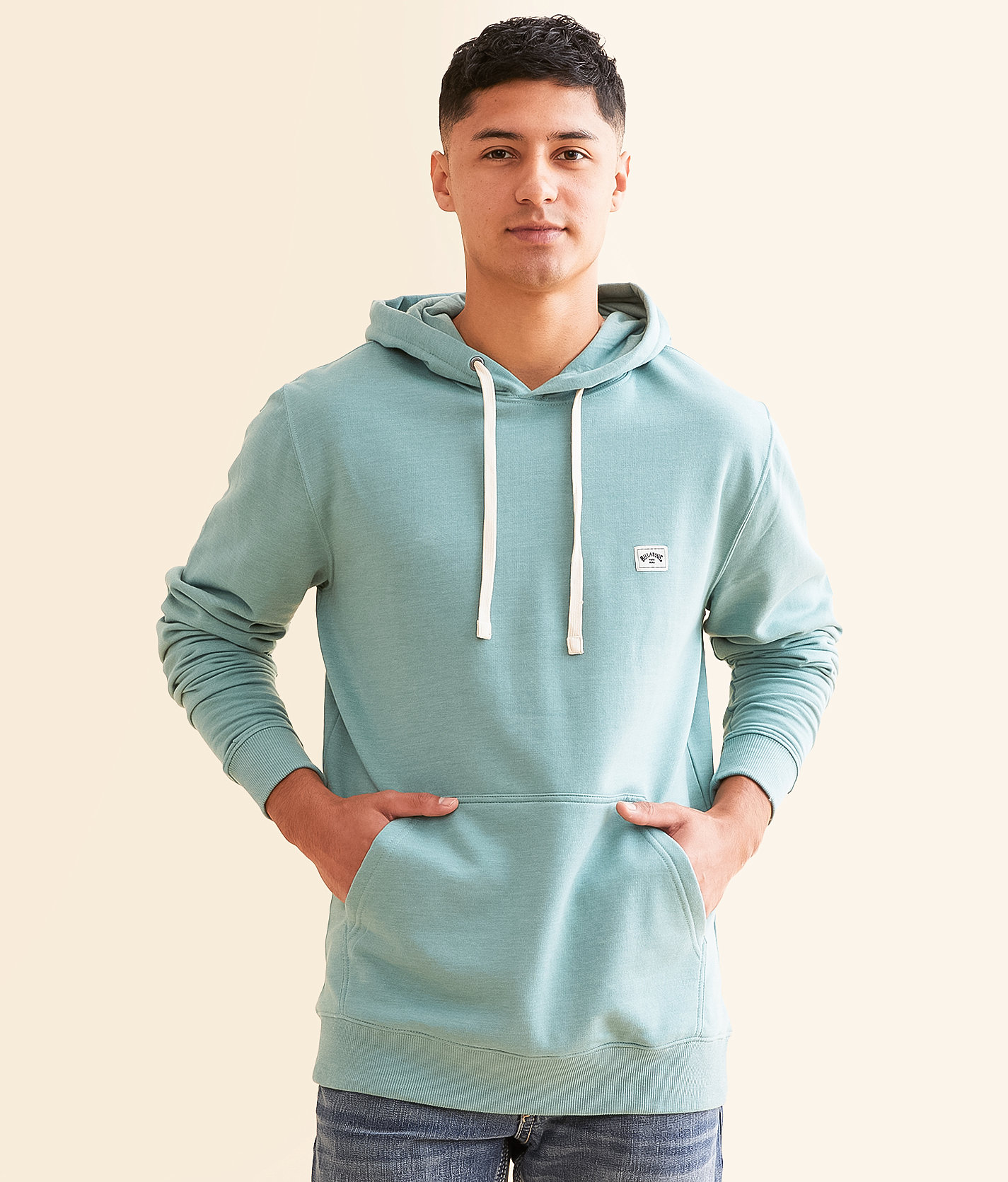 Billabong All Day Hooded Sweatshirt - Men's Sweatshirts in Dusty Teal