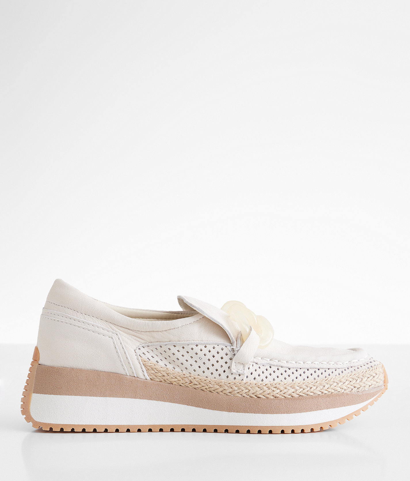 Dolce Vita Jadah Platform Sneaker - Women's Shoes in Ivory Nubuck