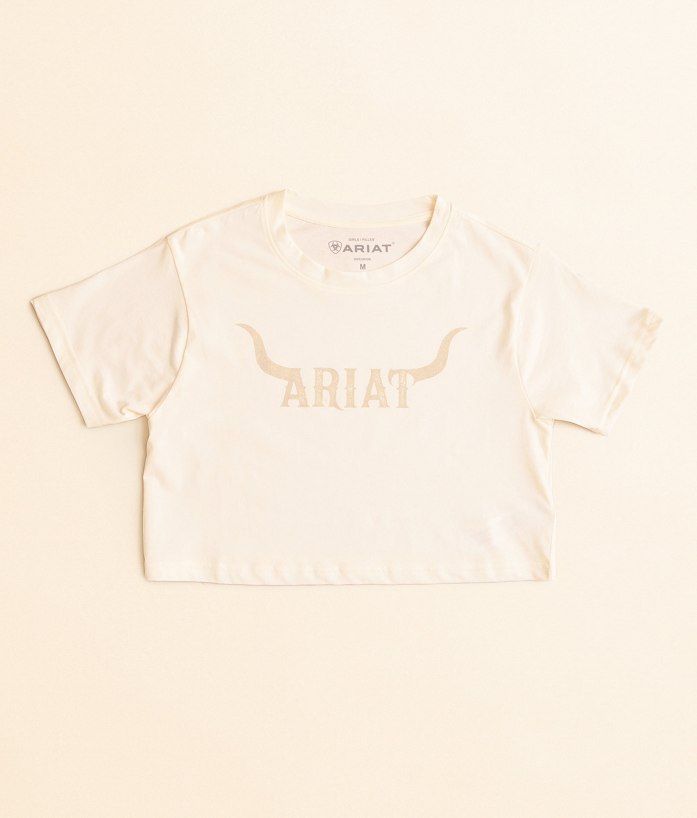 Girls - Ariat Wild Hat T-Shirt - Girl's T-Shirts in Coconut Milk