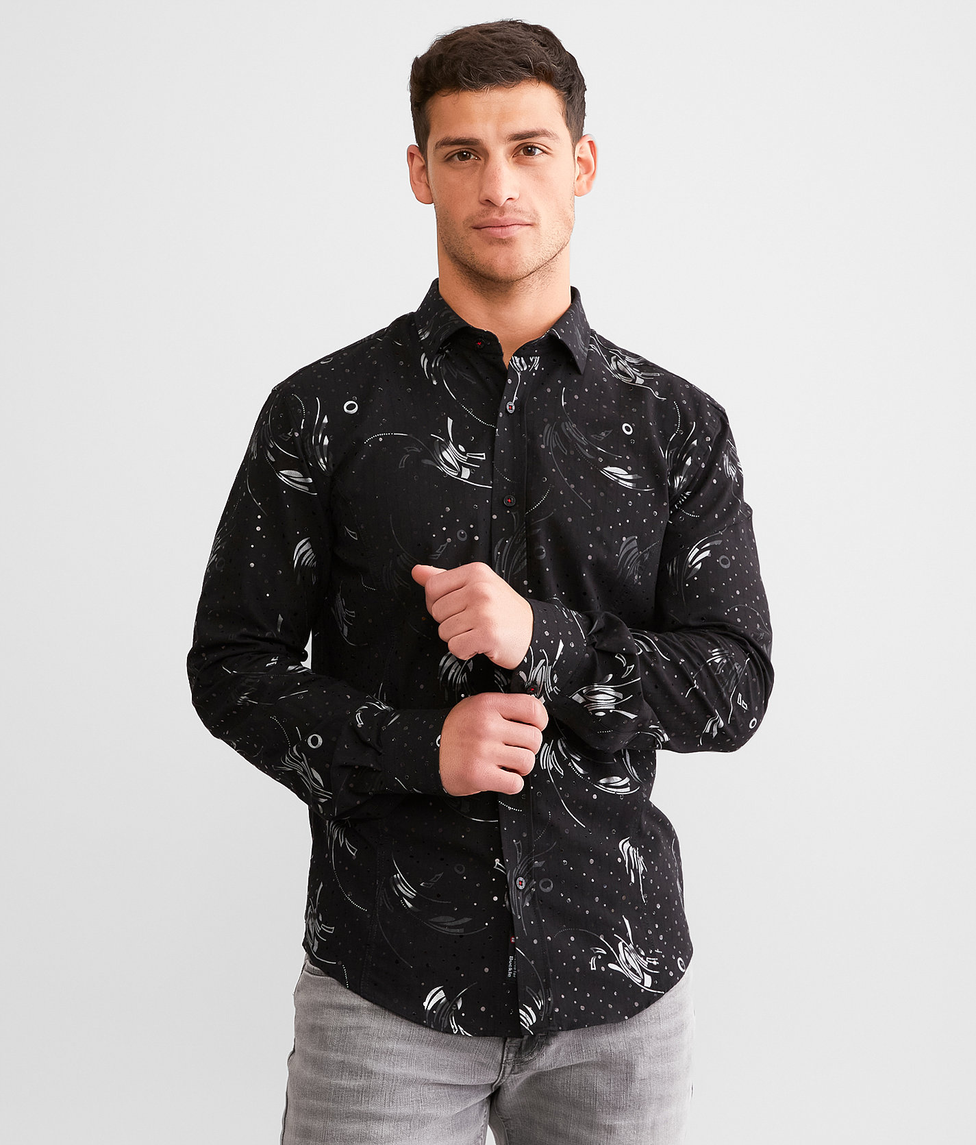 Eight X Sequin Shirt - Men's Shirts in Black
