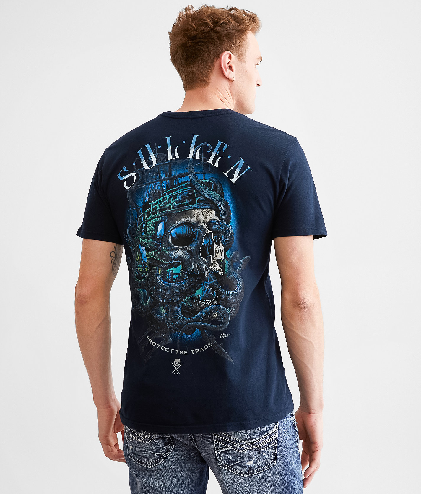 Sullen Titaniskull T-Shirt - Men's T-Shirts in Obsidian