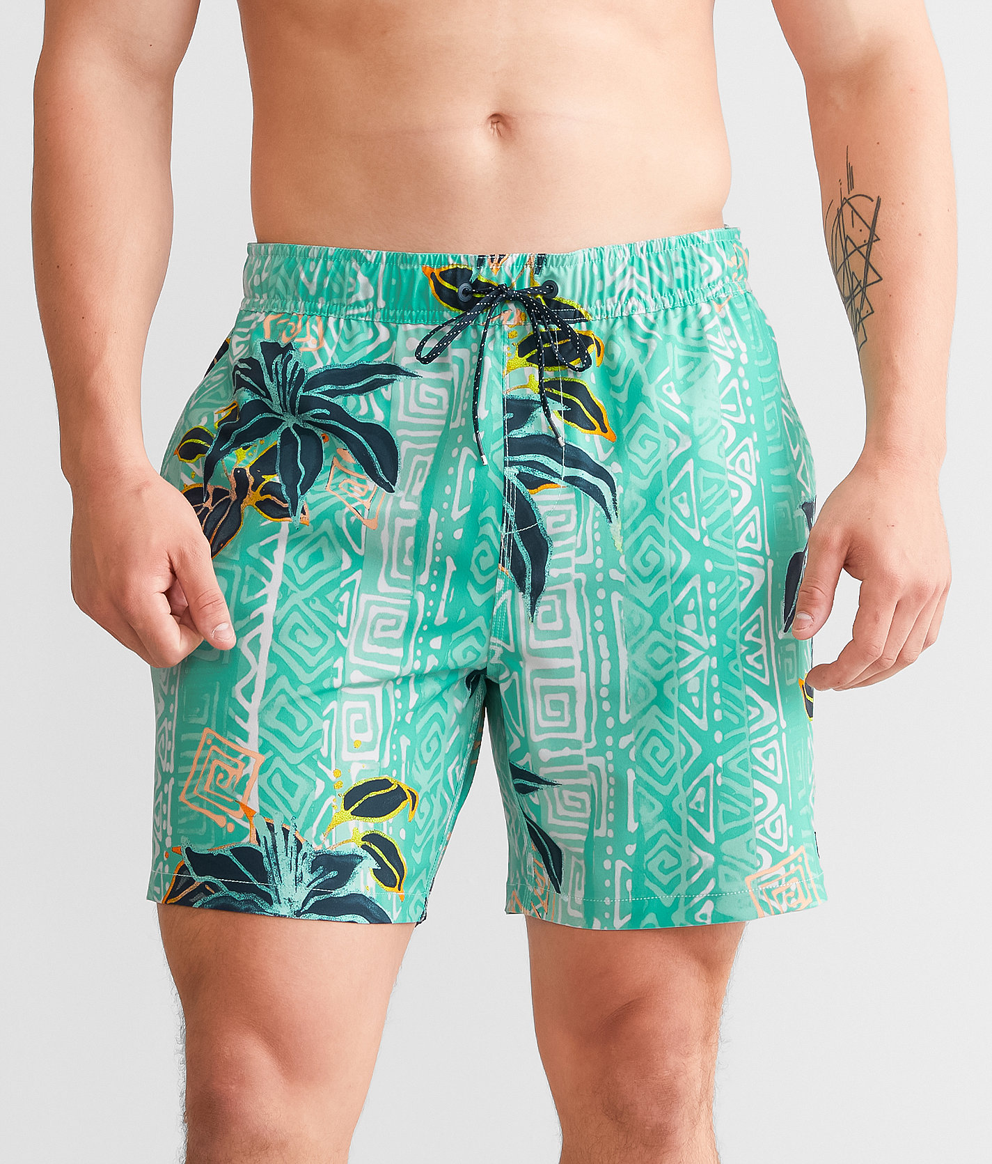 Billabong Sundays Layback Stretch Swim Trunks - Men's Swimwear in Foam