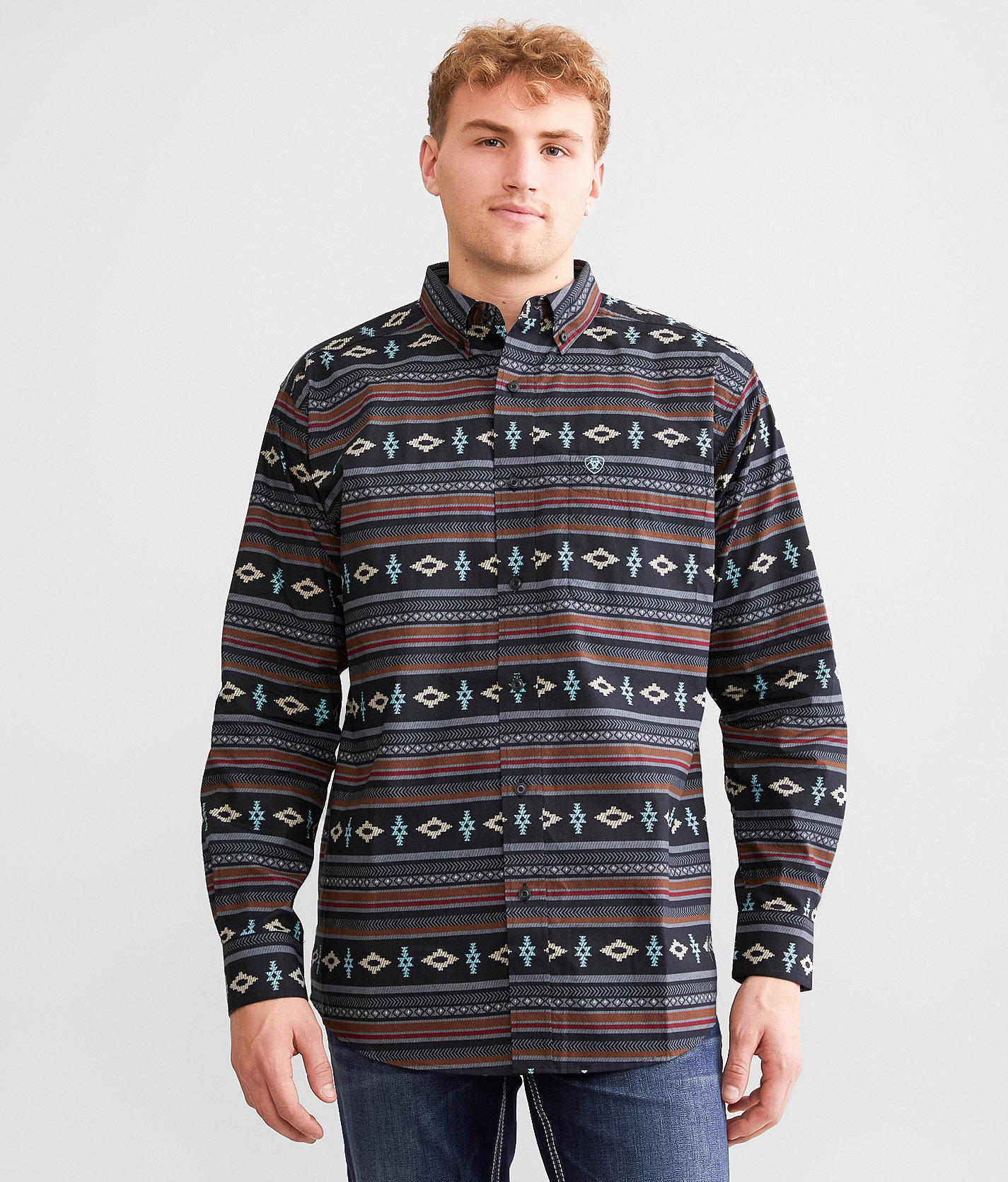 Ariat Noland Western Shirt - Men's Shirts in Black