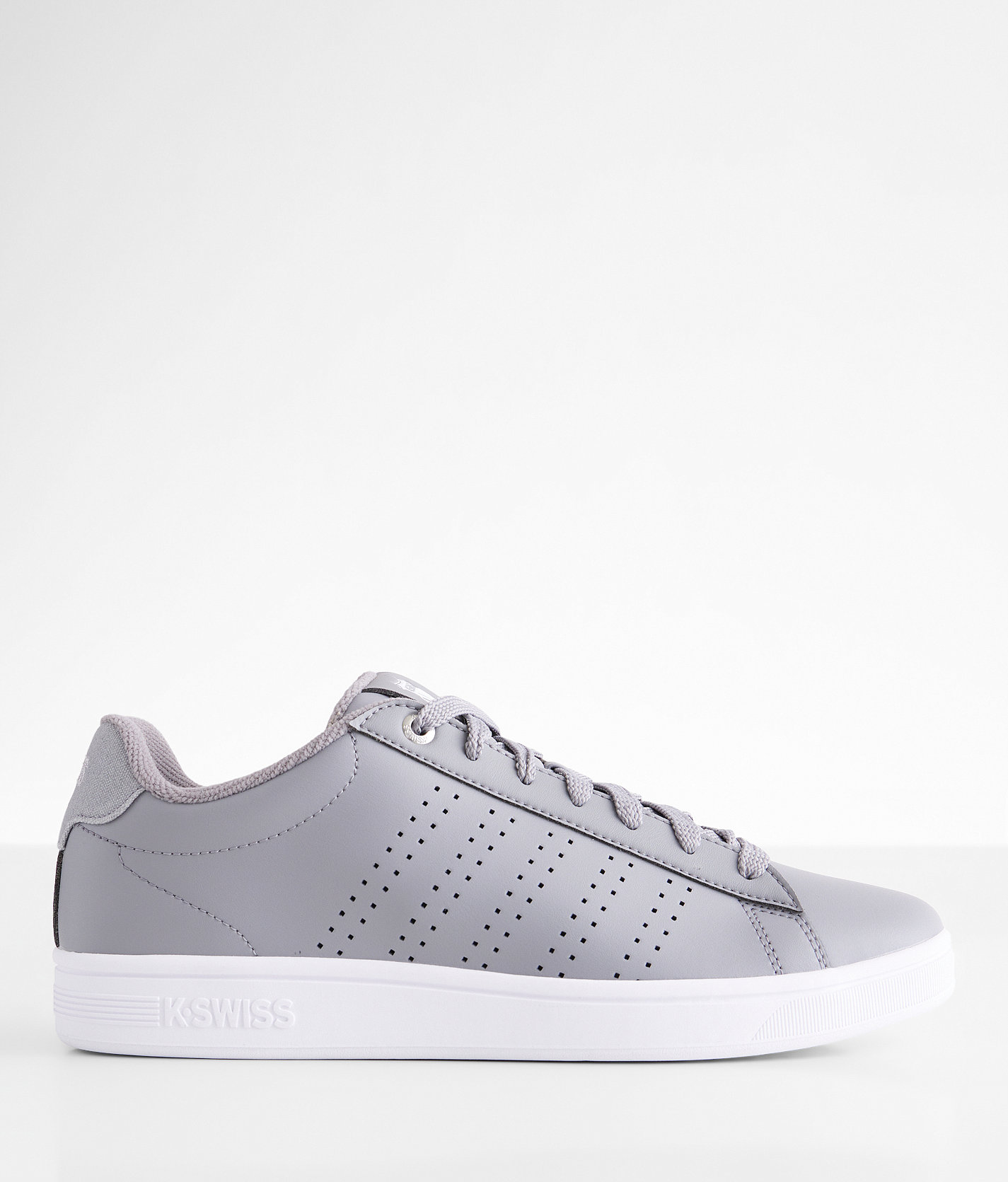 K-Swiss Court Casper III Leather Sneaker - Men's Shoes in Stingray White