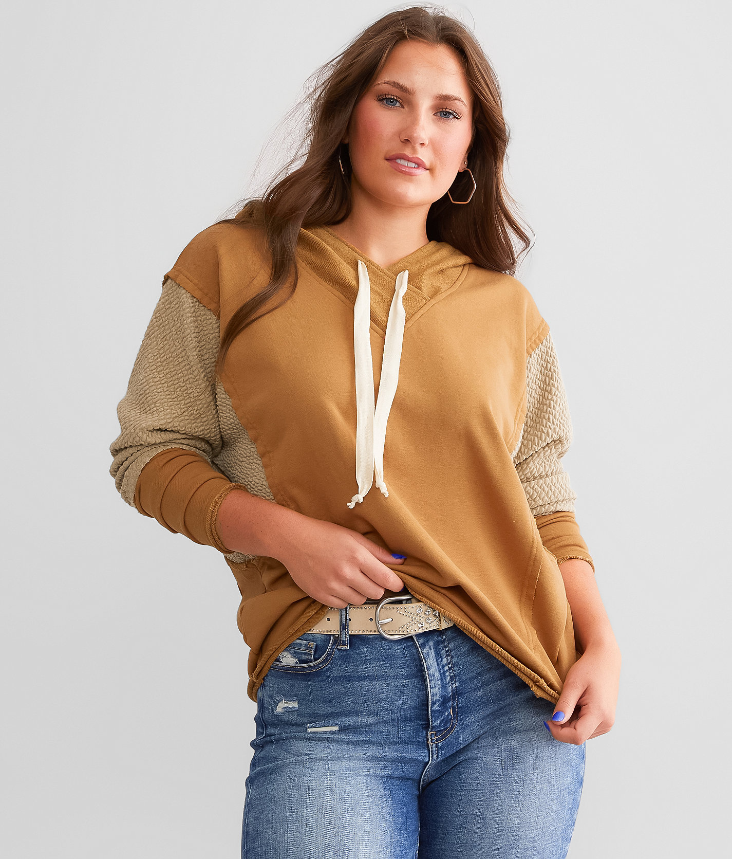 BKE Hooded Sweatshirt - Women's Sweatshirts in Chipmunk