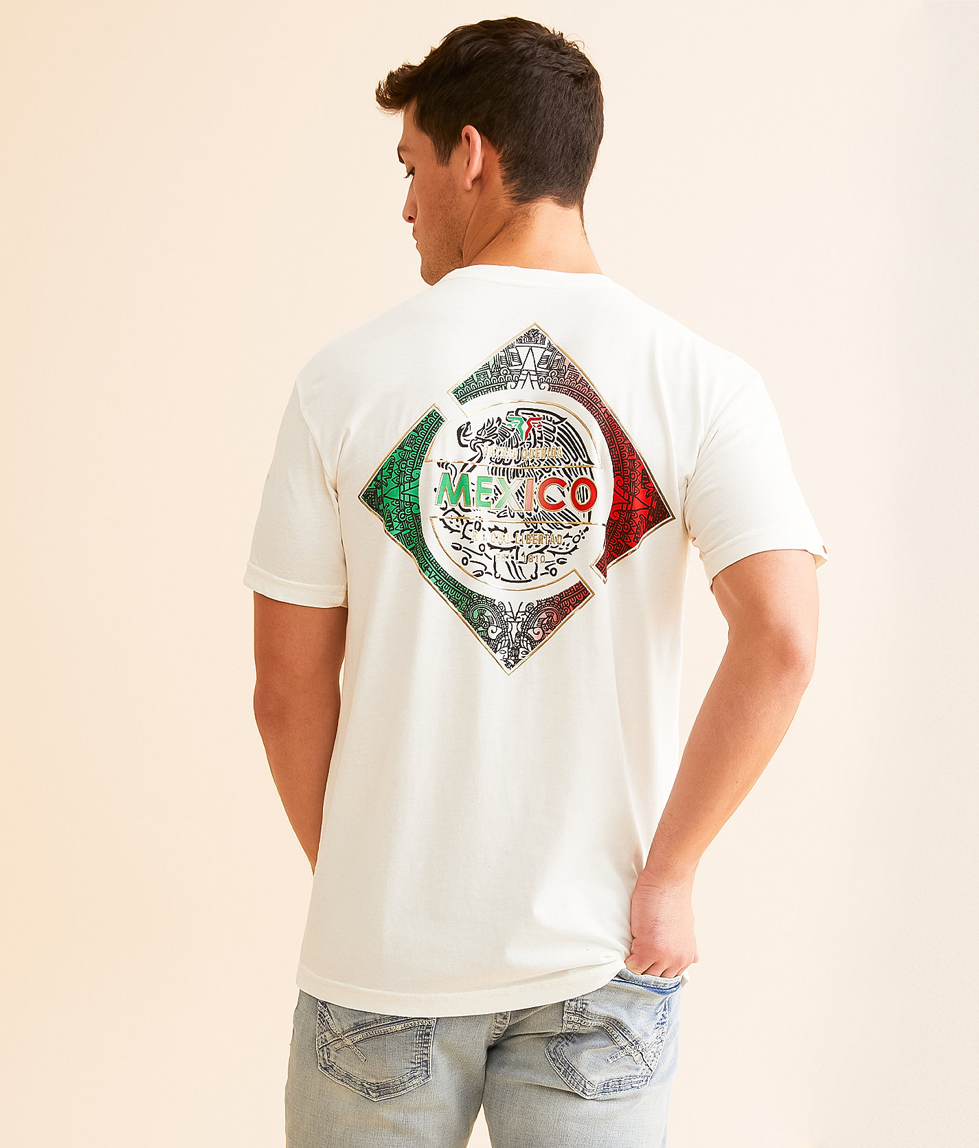 Freedom Ranch Cubo T-Shirt - Men's T-Shirts in Antique White
