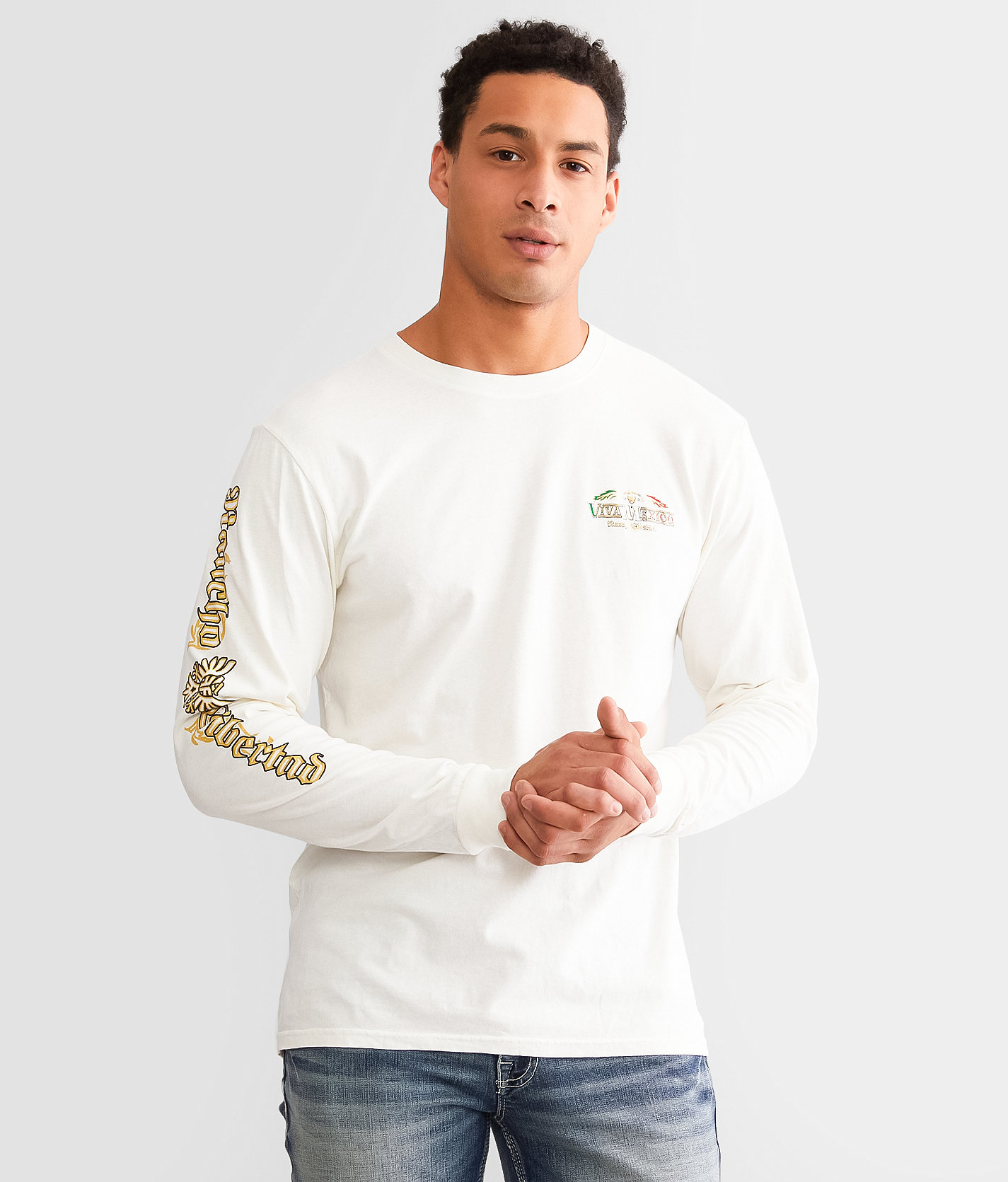 Freedom Ranch Querida Patria T-Shirt - Men's T-Shirts in Antique White