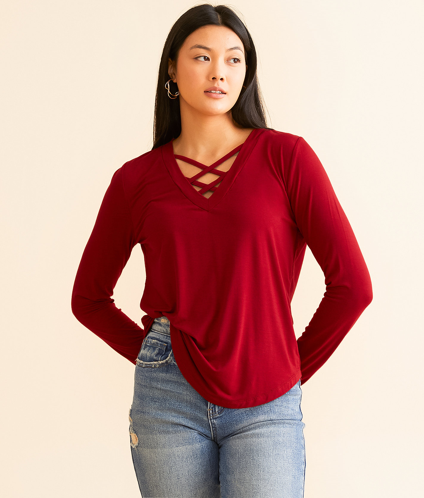 White Crow Eve Strappy Top - Women's Shirts & Blouses in Red Dahlia
