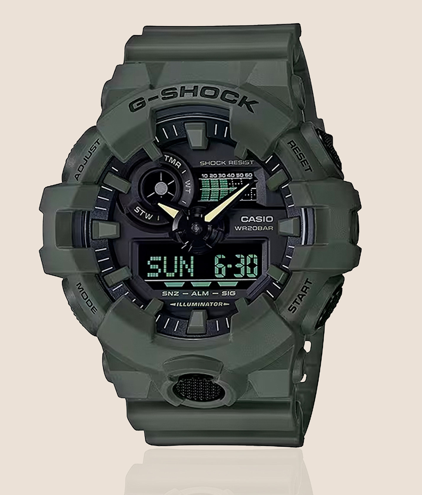 G-Shock GA700UC Watch - Men's Watches in Green