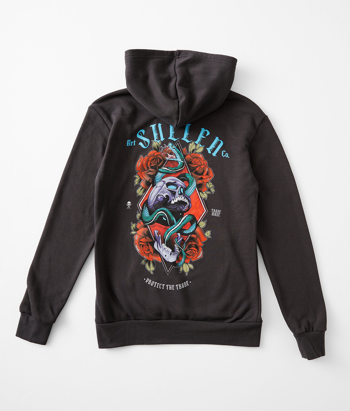 Boys - Sullen Jem Scales Hooded Sweatshirt - Boy's Sweatshirts in Vintage Black