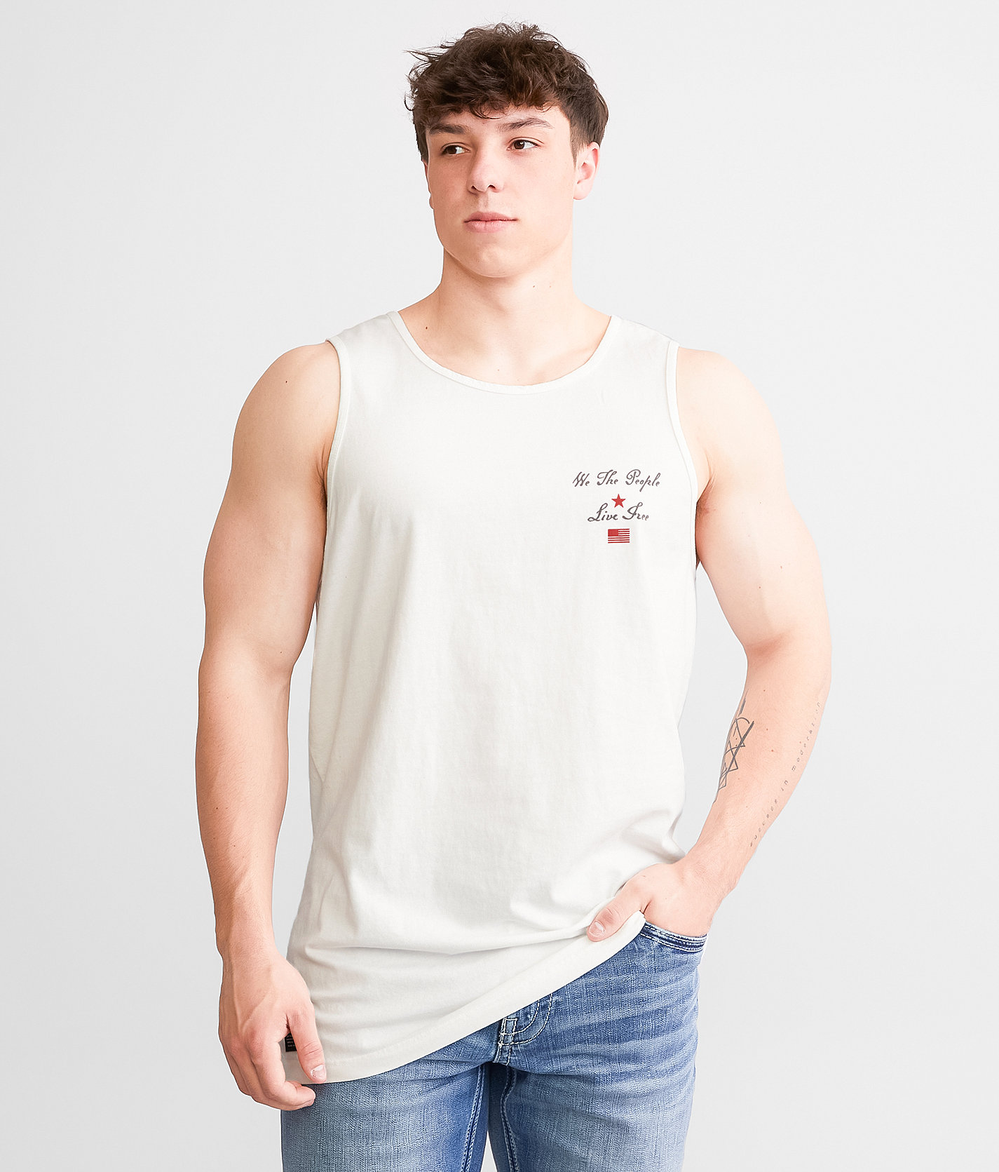 Howitzer Home Tank Top - Men's Tank Tops in Antique White
