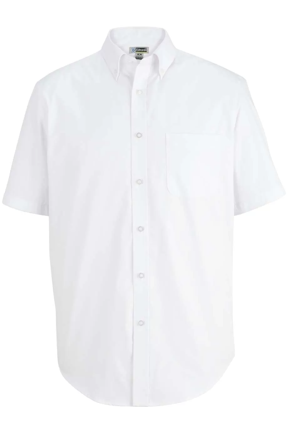 Edwards 1926 Men's S/S Wrinkle Free Pinpoint Oxford Shirt