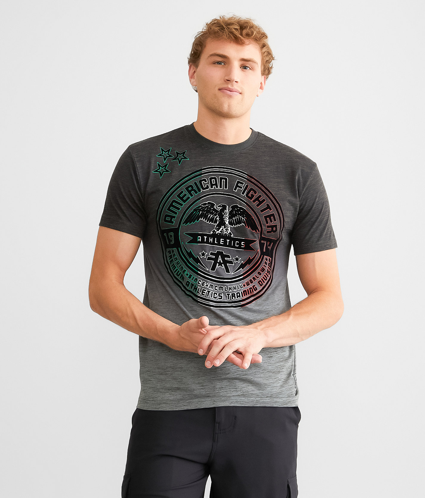 American Fighter Rollins T-Shirt - Men's T-Shirts in Sage Dark Sage