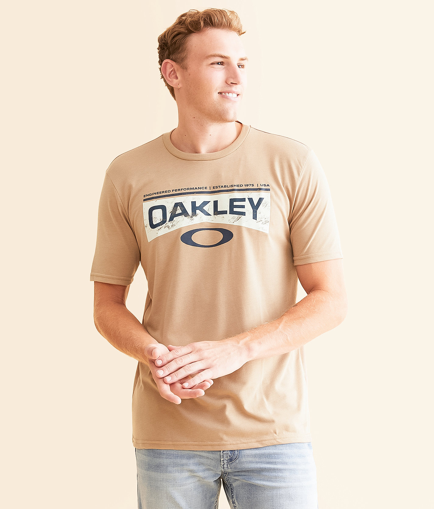 Oakley Brushed Steel O Hydrolix™ T-Shirt - Men's T-Shirts in Rye