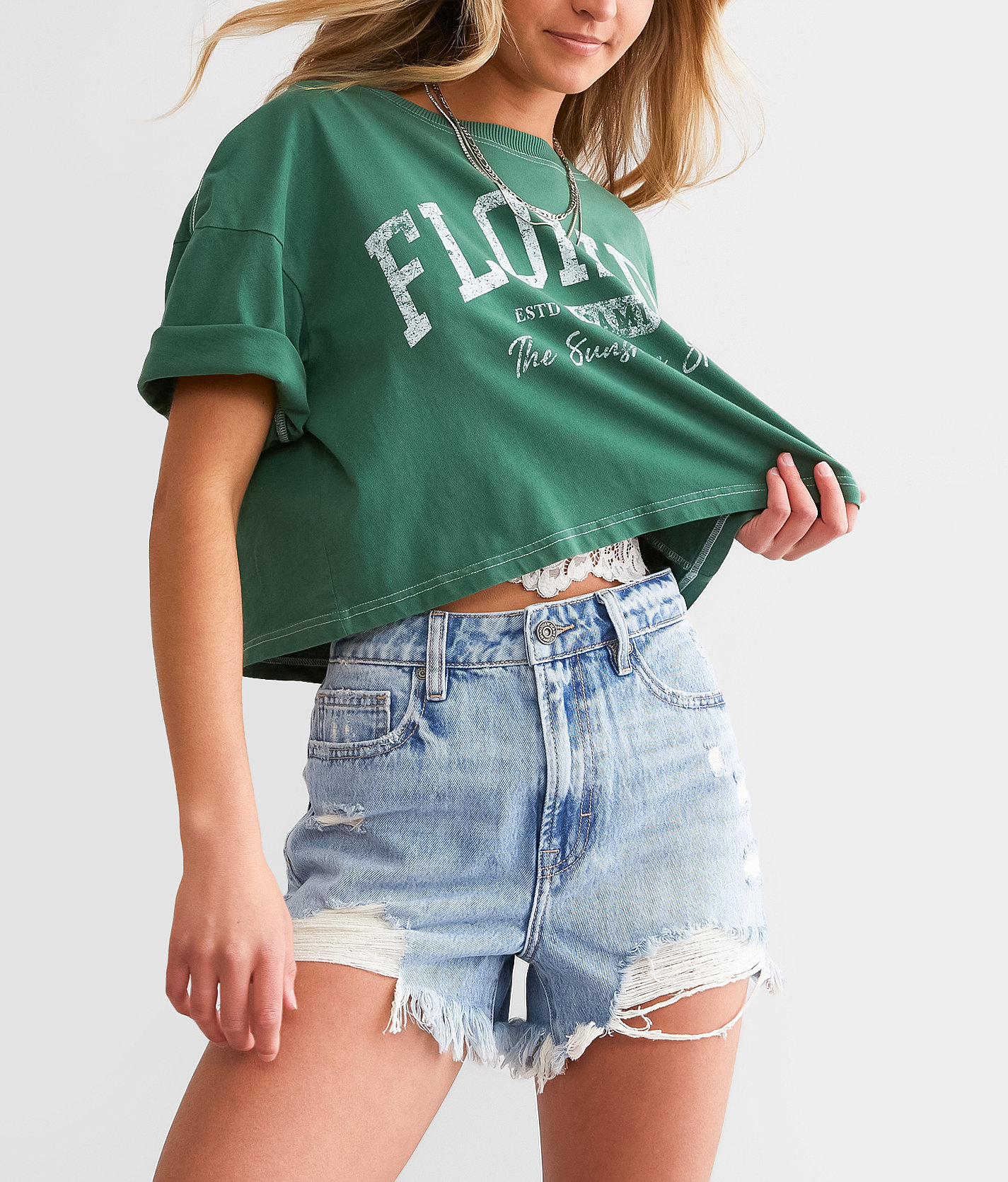 HIDDEN Sofie Mom Short - Women's Shorts in Medium Light