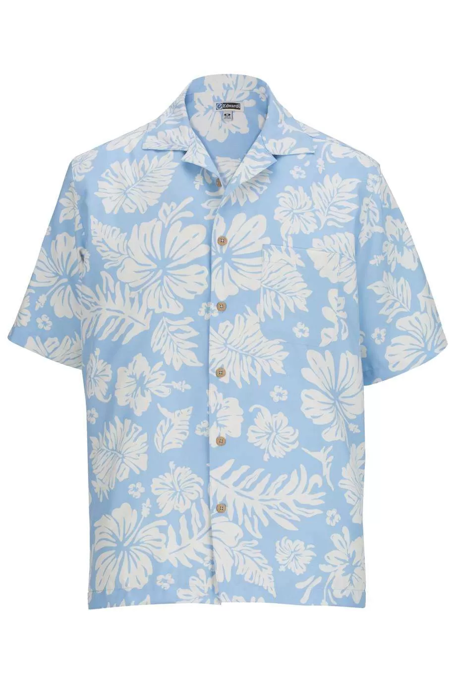 Edwards 1036 Hibiscus 2-Color Camp Shirt
