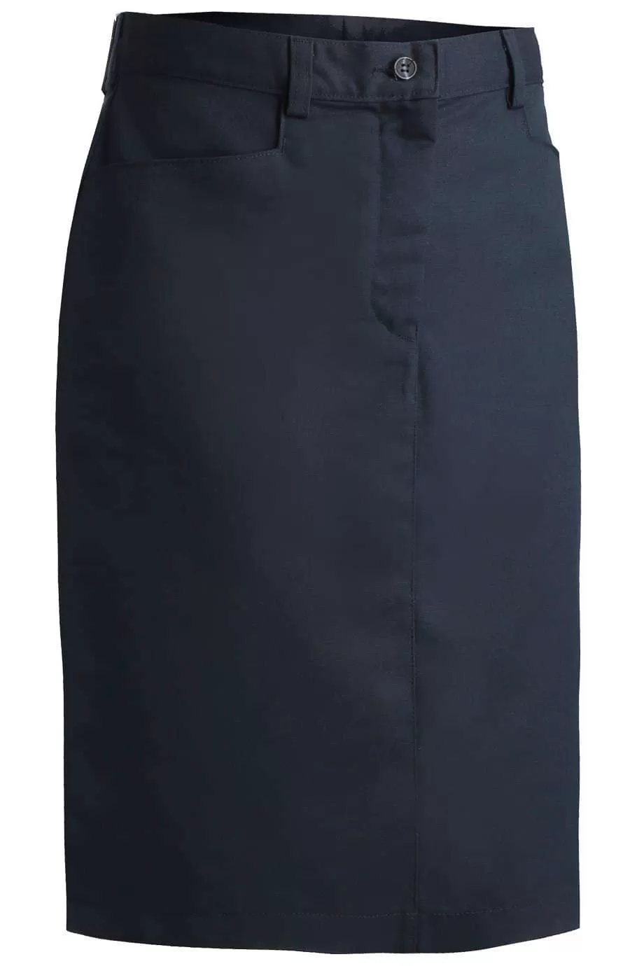 Edwards 9711 Ladies' Blended Chino Skirt-Medium Length