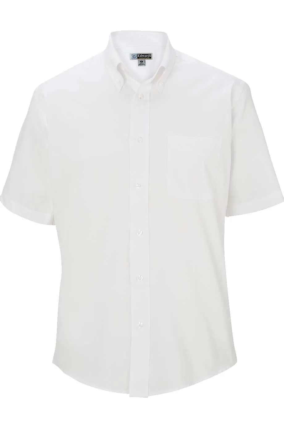 Edwards 1925 Men's Pinpoint Oxford Shirt - Short Sleeve