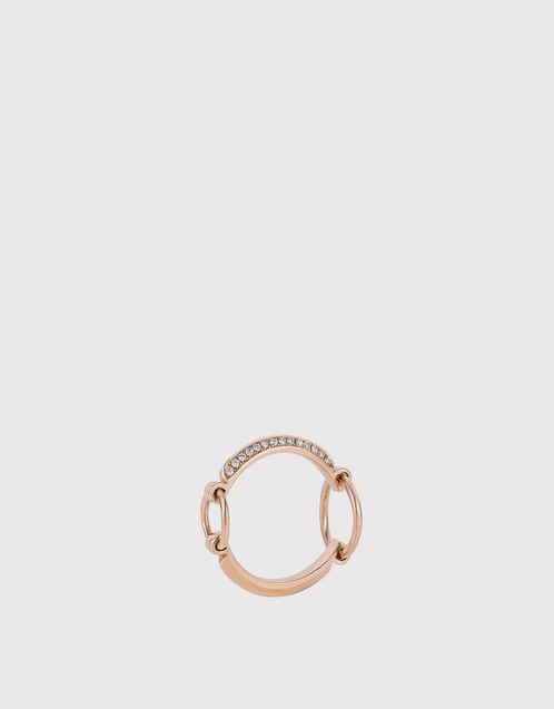 18ct Rose Gold Icon Fine Sphaera Ring