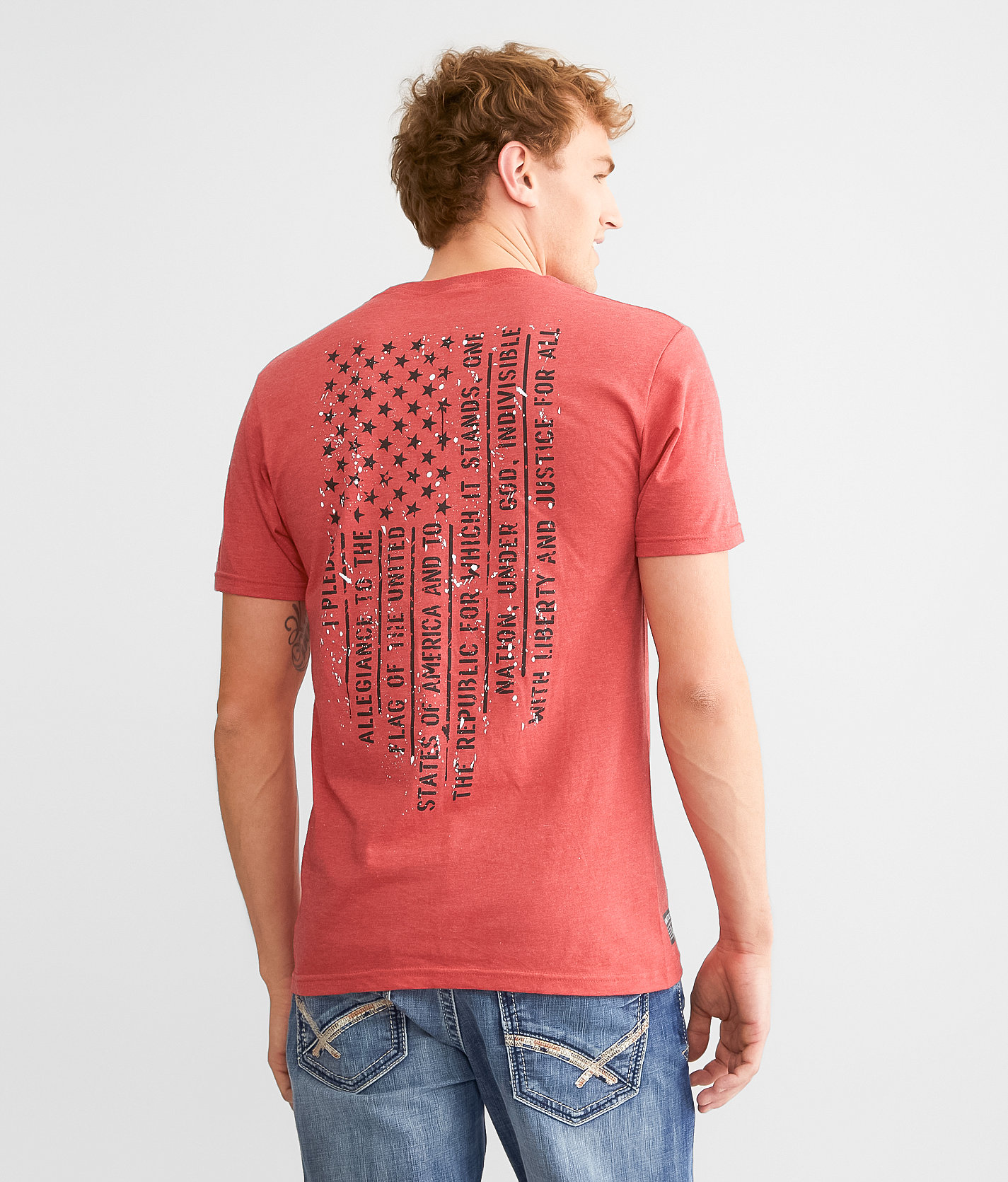 Howitzer Pledge T-Shirt - Men's T-Shirts in Red Heather