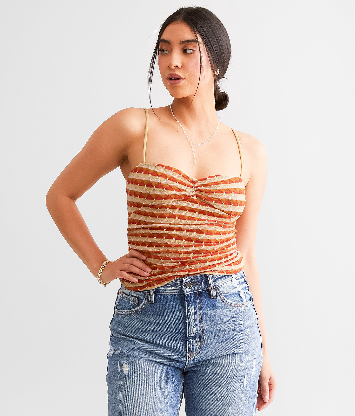 Free People New Love Cami Tank Top - Women's Tank Tops in Strawberry