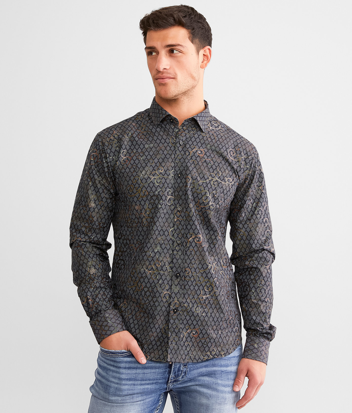 Eight X Diamond Shirt - Men's Shirts in Multi