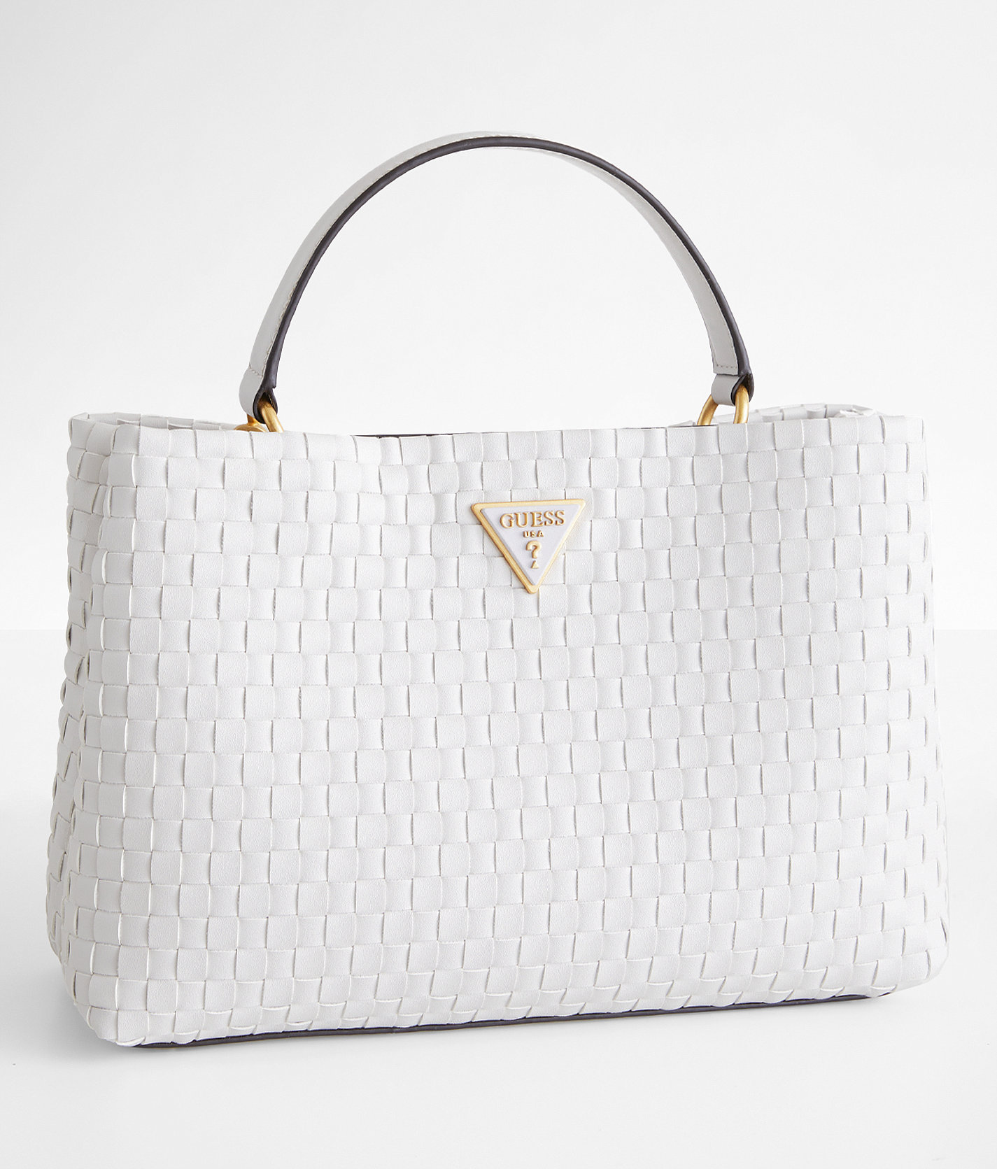 Guess Lisbet Weaved Purse - Women's Bags & Wallets in Stone