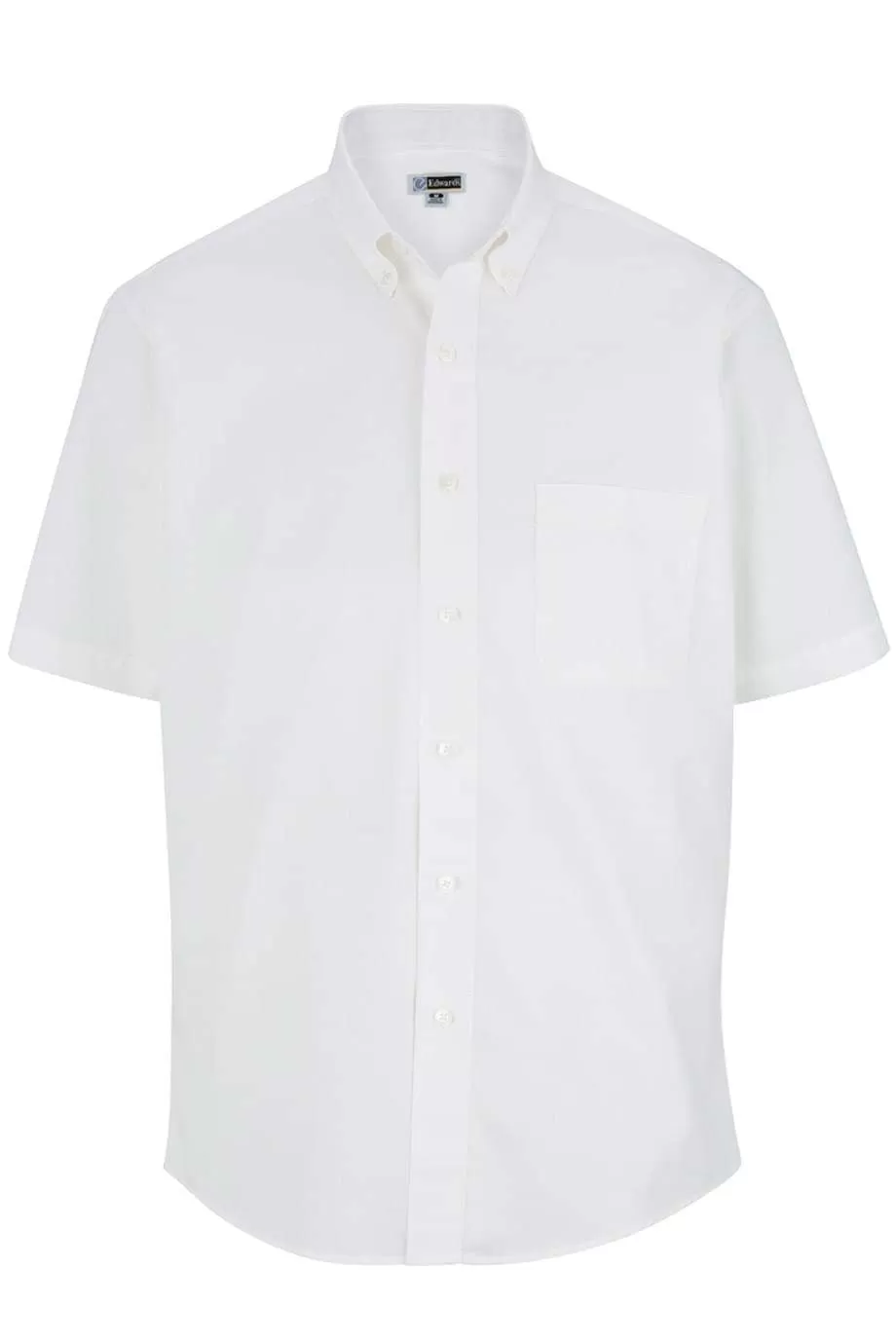 Edwards 1245 Men's Lightweight Short Sleeve Poplin Shirt