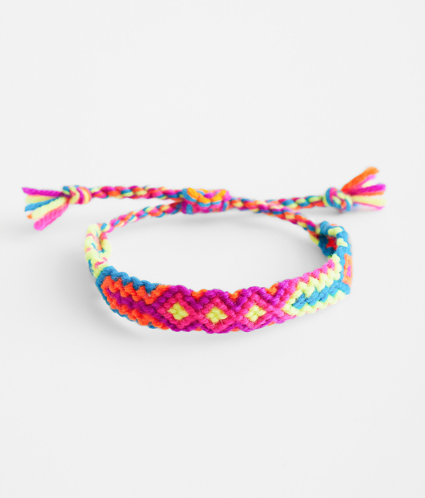 BKE Neon Braided Bracelet - Women's Jewelry in Miscellaneous