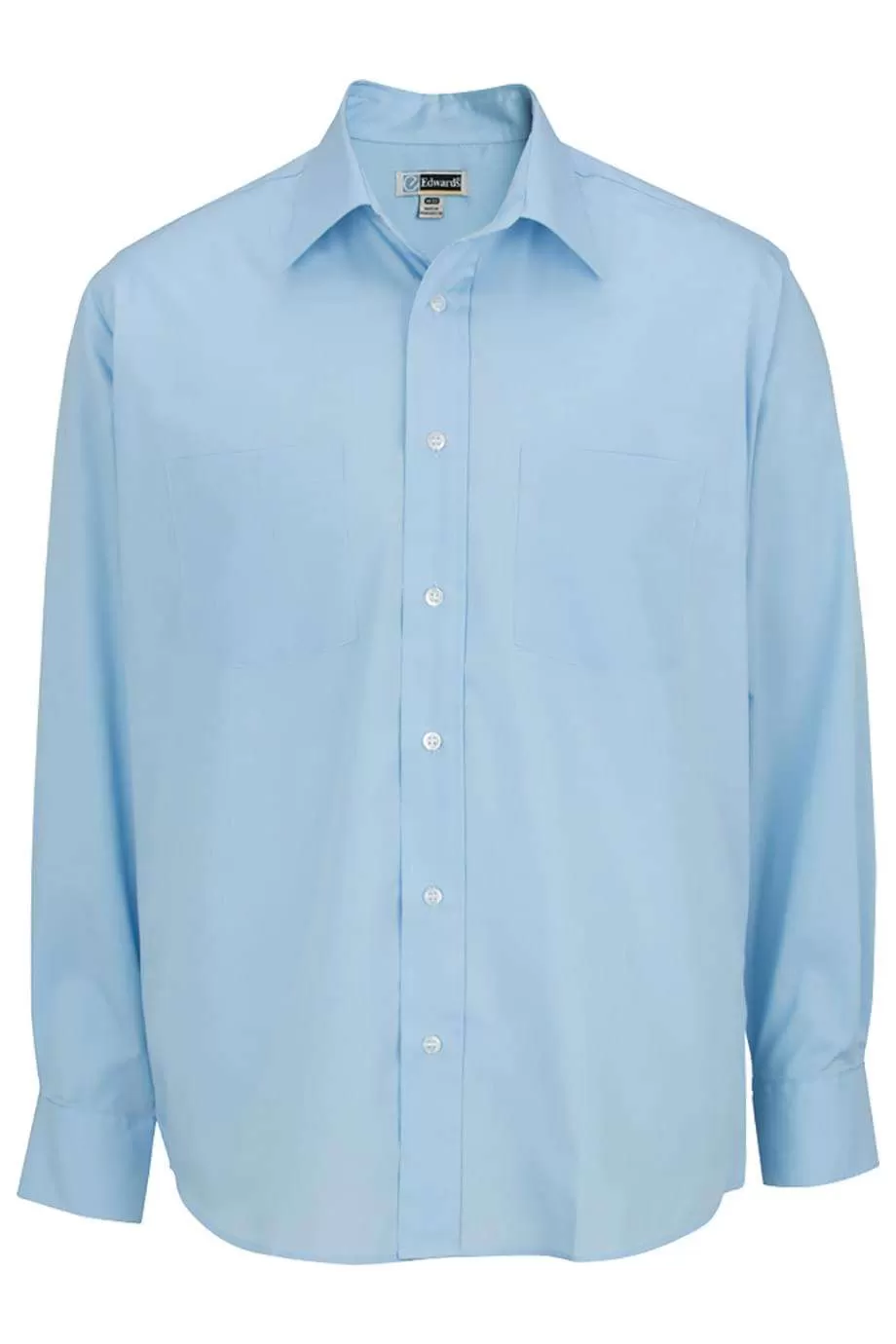 Edwards 1160 Men's 2-Pocket Broadcloth Long Sleeve Shirt