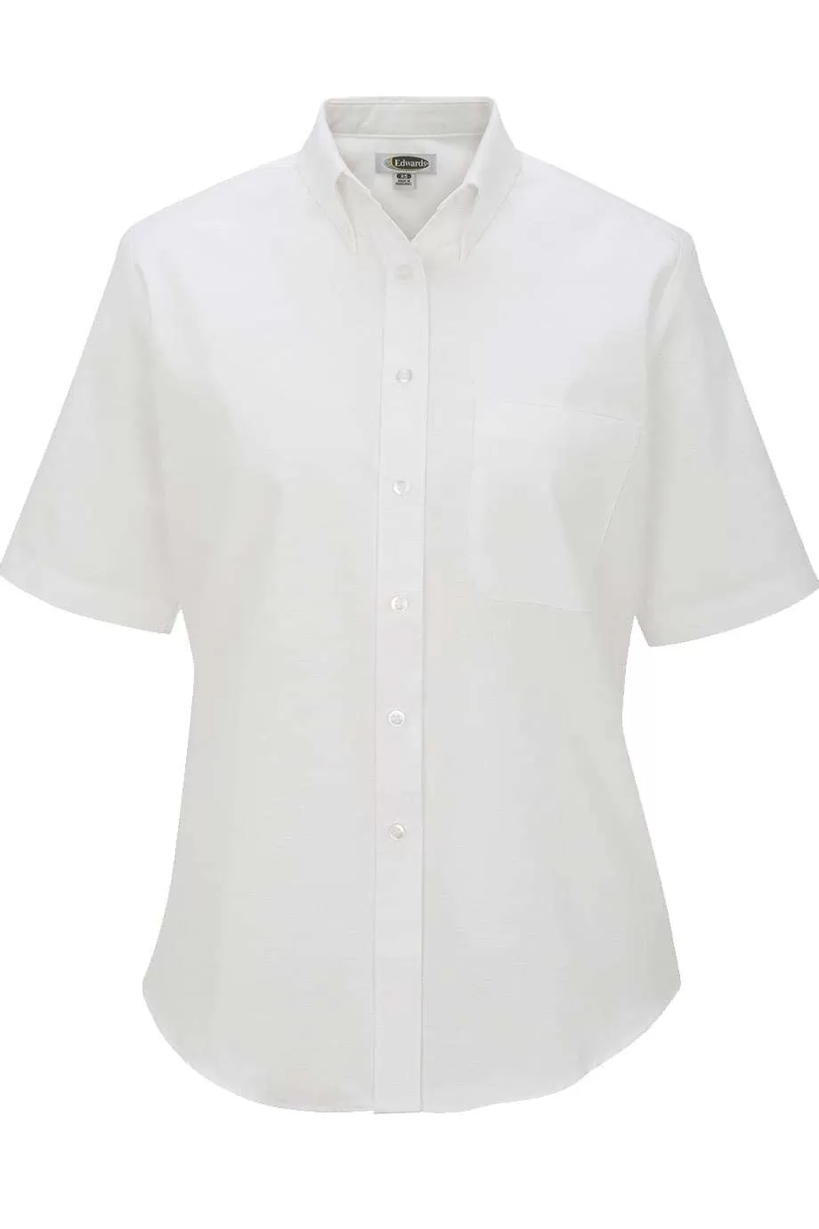 Edwards 5027 Ladies' Short Sleeve Oxford Shirt