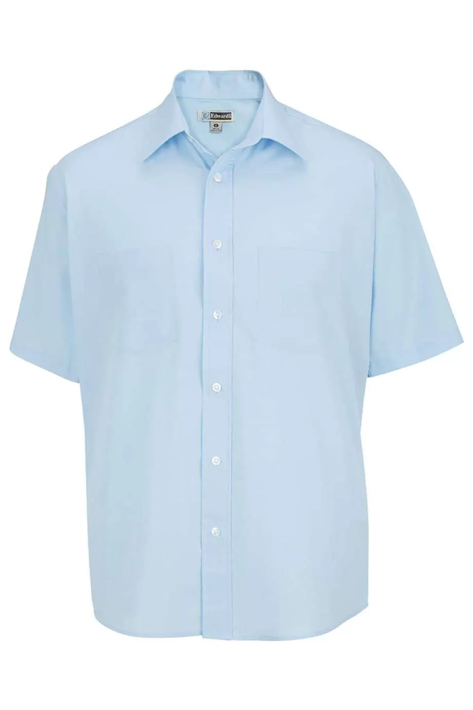 Edwards 1110 Men's 2-Pocket Broadcloth Short Sleeve Shirt