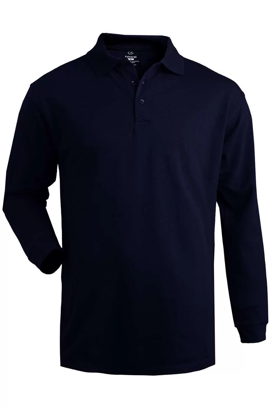 Edwards 1515 Blended Pique Long Sleeve Polo