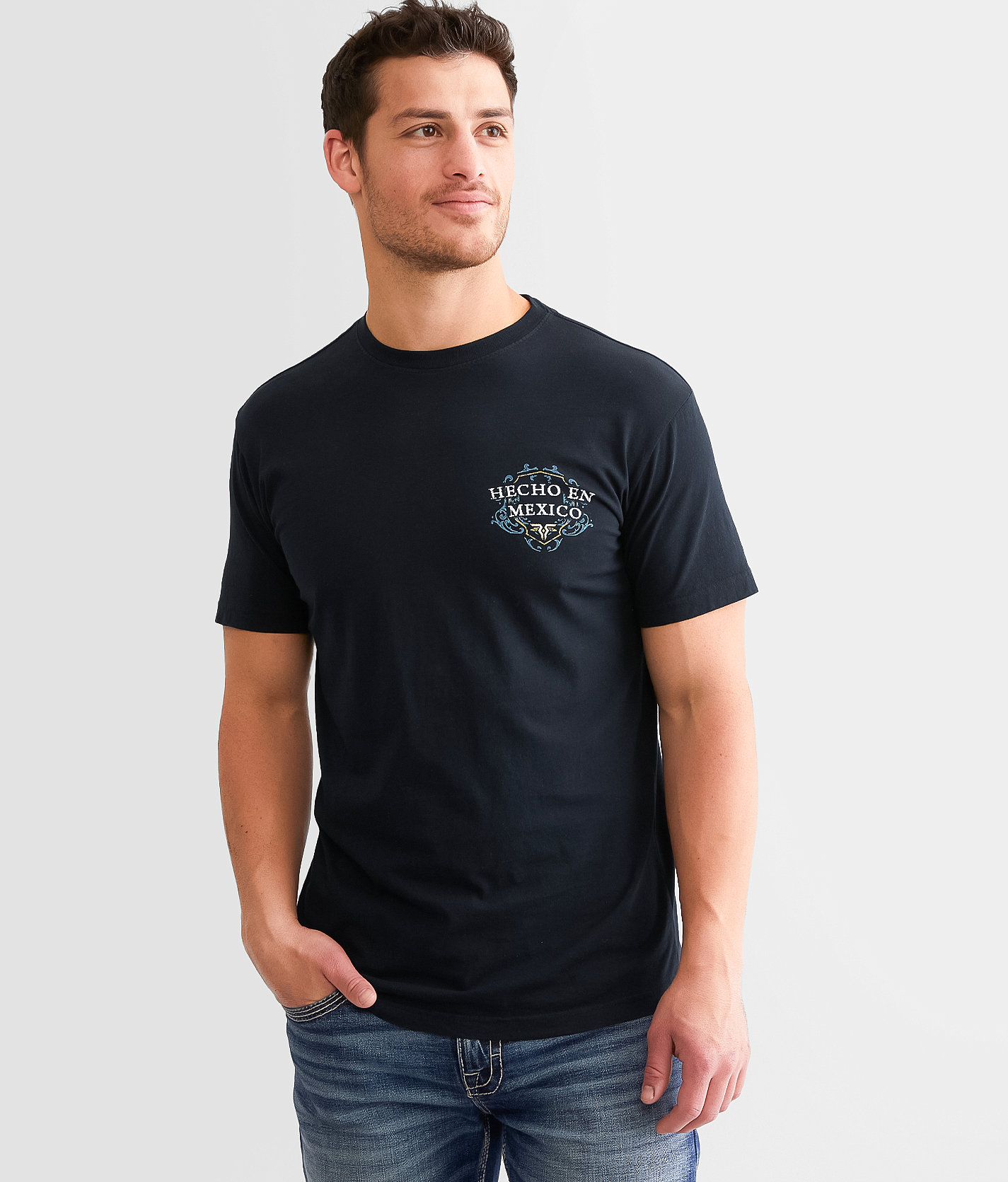 Freedom Ranch Strong Tequila T-Shirt - Men's T-Shirts in Obsidian