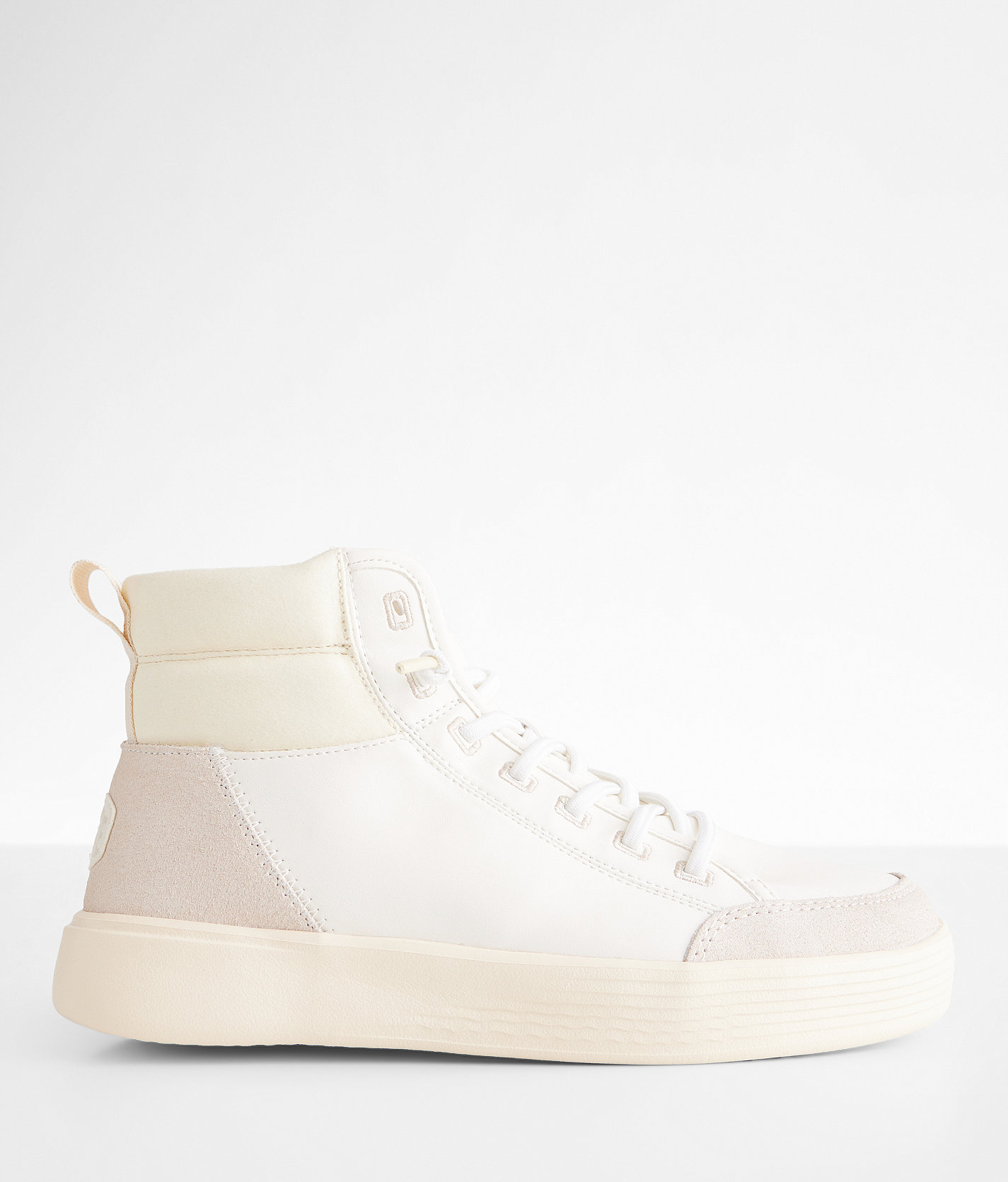 HEYDUDE™ Cody Hi Vintage Varsity Sneaker - Women's Shoes in White Light Grey