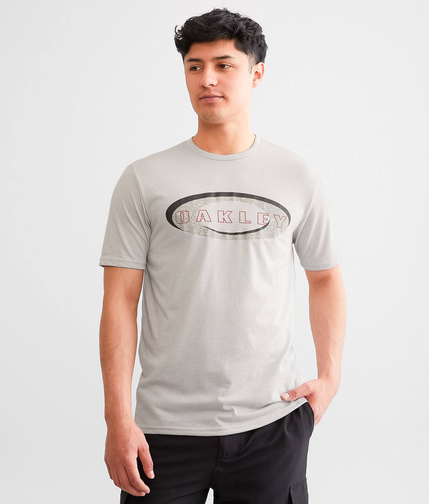 Oakley O Bark Specks O Hydrolix™ T-Shirt - Men's T-Shirts in Lunar Rock