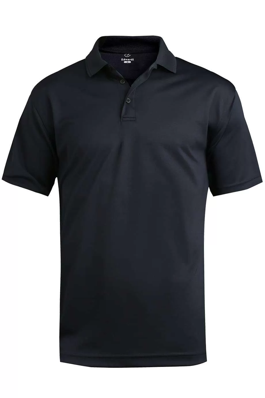Edwards 1580 Men's Performance Flat-Knit Short Sleeve Polo
