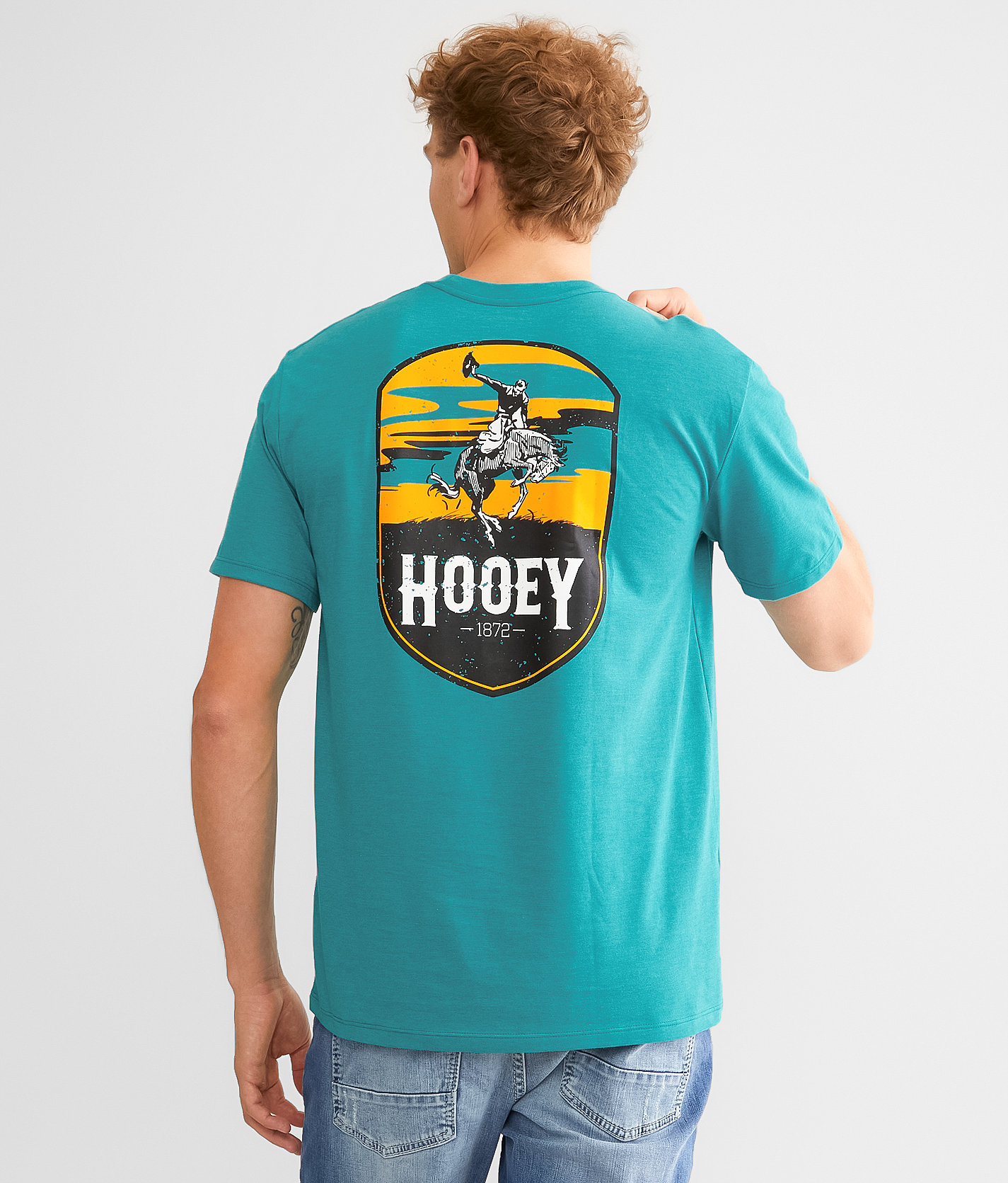 Hooey Cheyenne T-Shirt - Men's T-Shirts in Teal