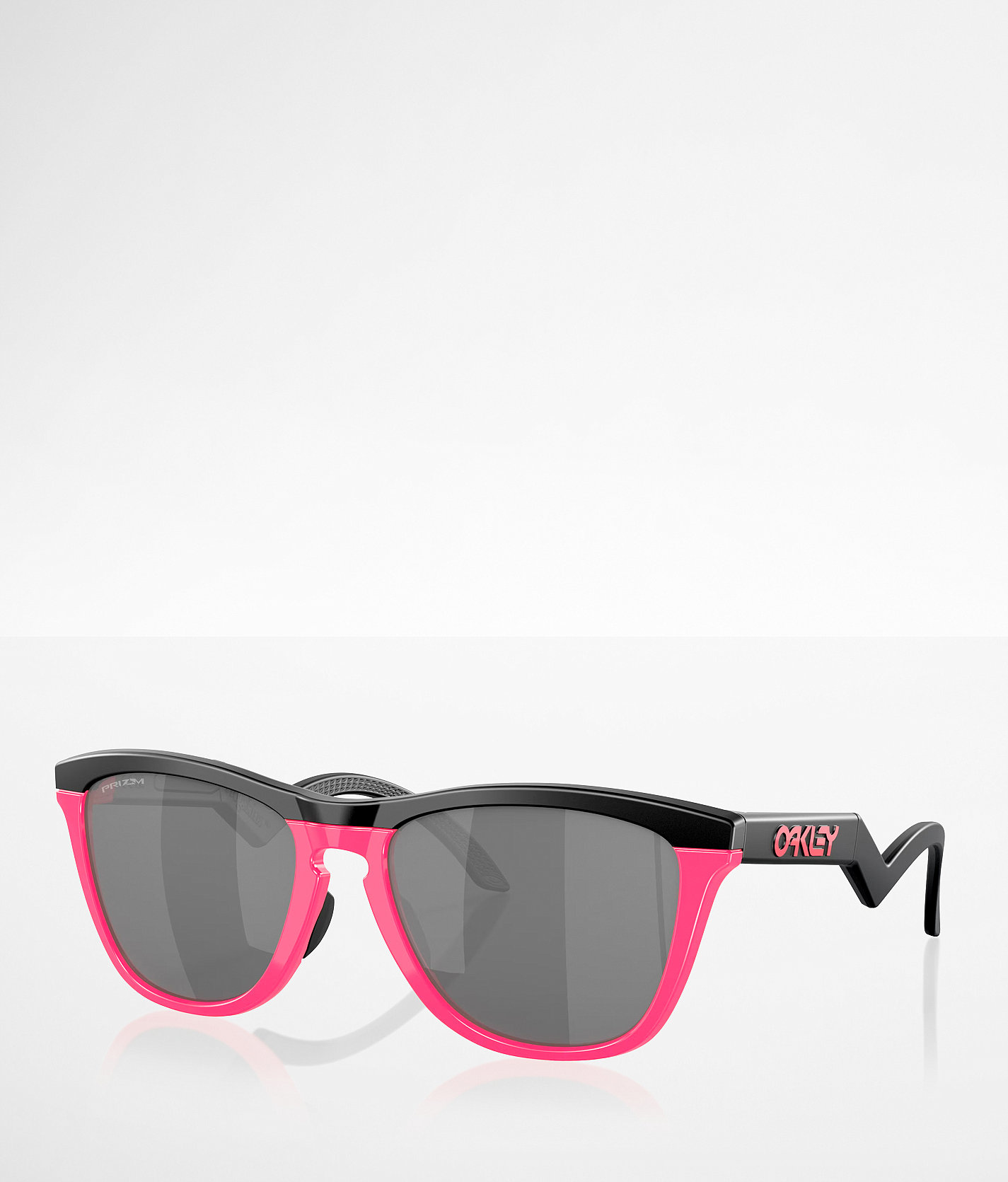 Oakley Frogskins™ Hybrid Sunglasses - Women's Sunglasses & Glasses in Matte Black Neon Pink