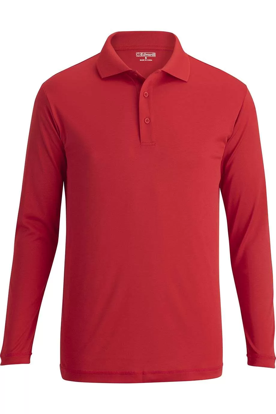Edwards 1527 Mini Pique Snag Proof Long Sleeve Polo