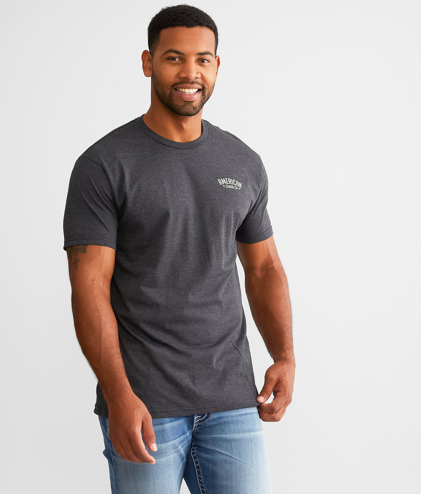 Rural Cloth Skull & Roses T-Shirt - Men's T-Shirts in Black