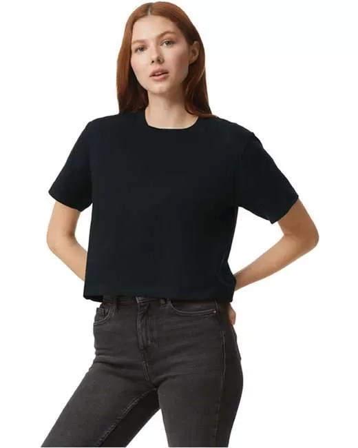 American Apparel 102AM Ladies Fine Jersey Boxy T-Shirt