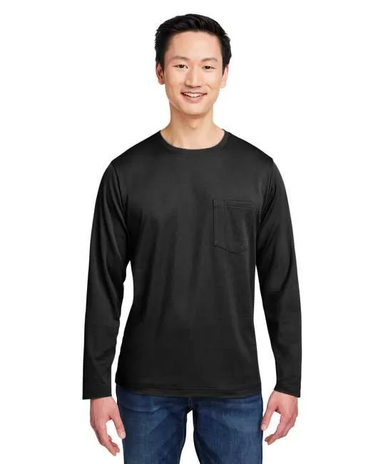 Harriton M118L Unisex Charge Snag and Soil Protect Long-Sleeve T-Shirt