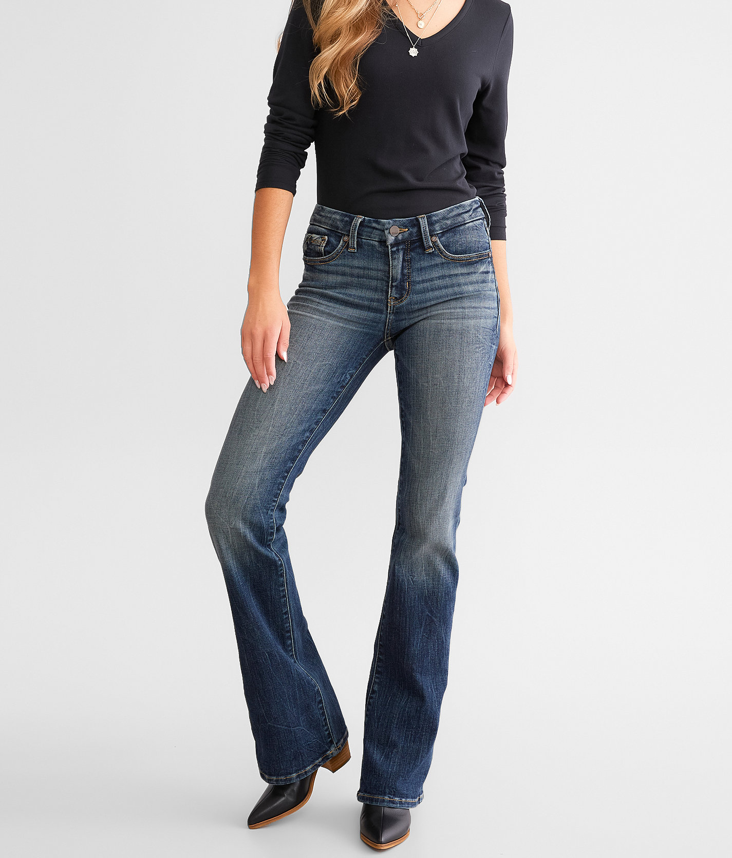 Buckle Black Fit No. 53 Boot Stretch Jean - Women's Jeans in Ogden 2