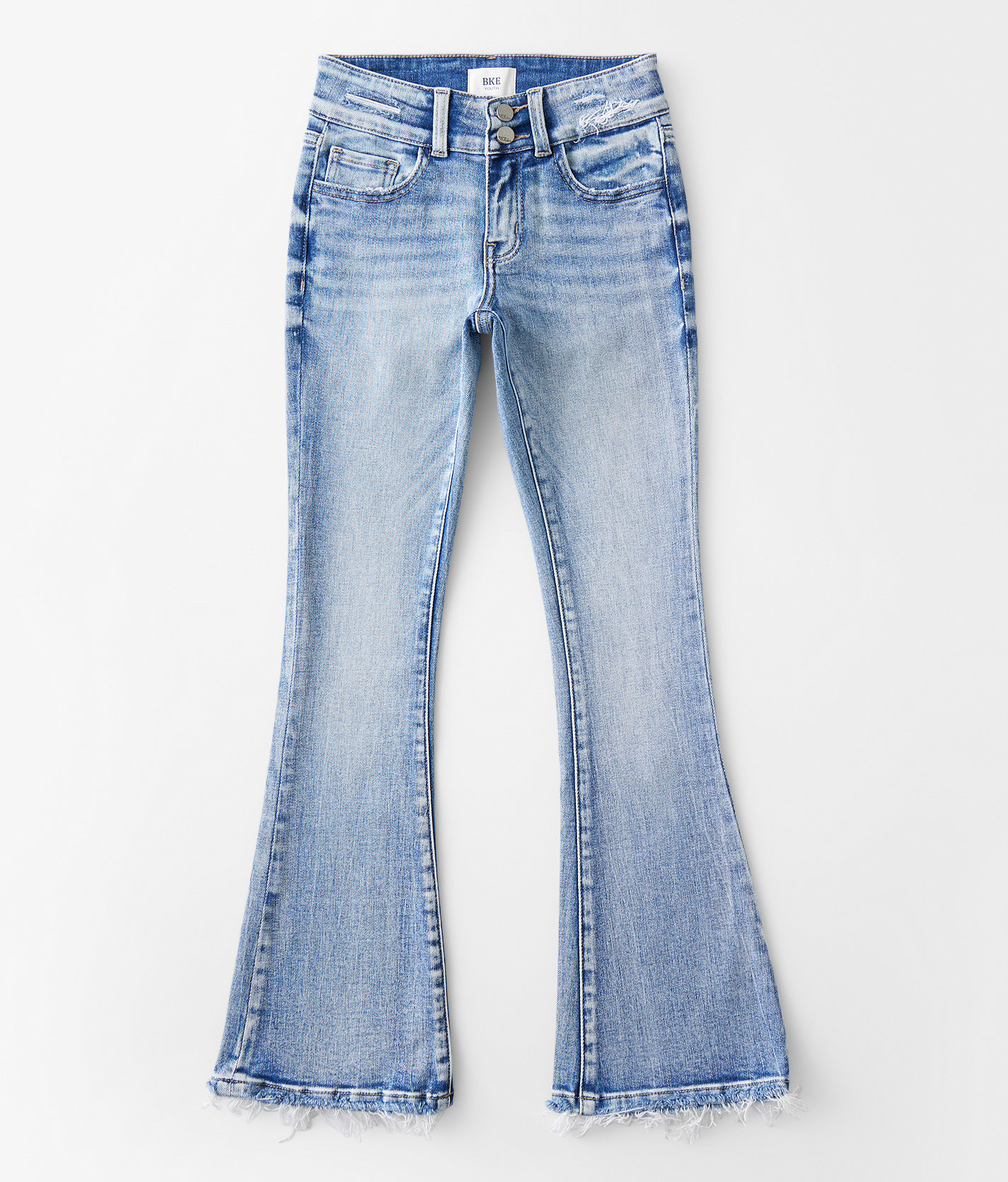 Girls - BKE Mid-Rise Boot Stretch Jean - Girl's Jeans in Baller 3