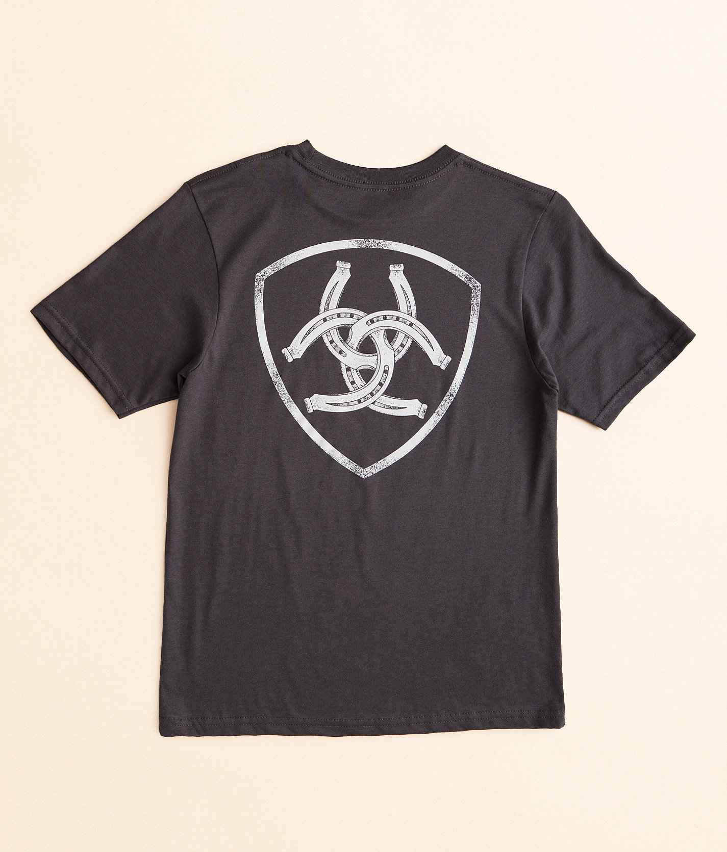 Boys - Ariat Tripple Stipple T-Shirt - Boy's T-Shirts in Vintage Black