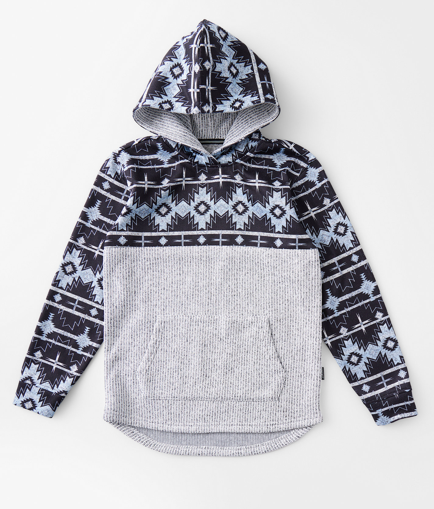 Boys - Departwest Southwestern Hooded Sweatshirt - Boy's Sweatshirts in Black Blue