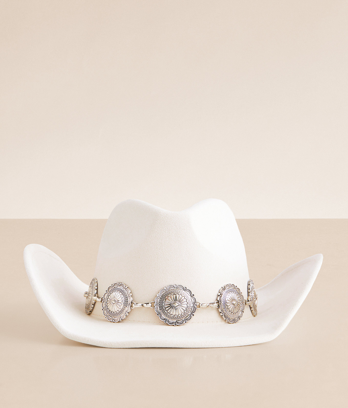 Fame Accessories Cowboy Fashion Hat - Women's Hats in Ivory