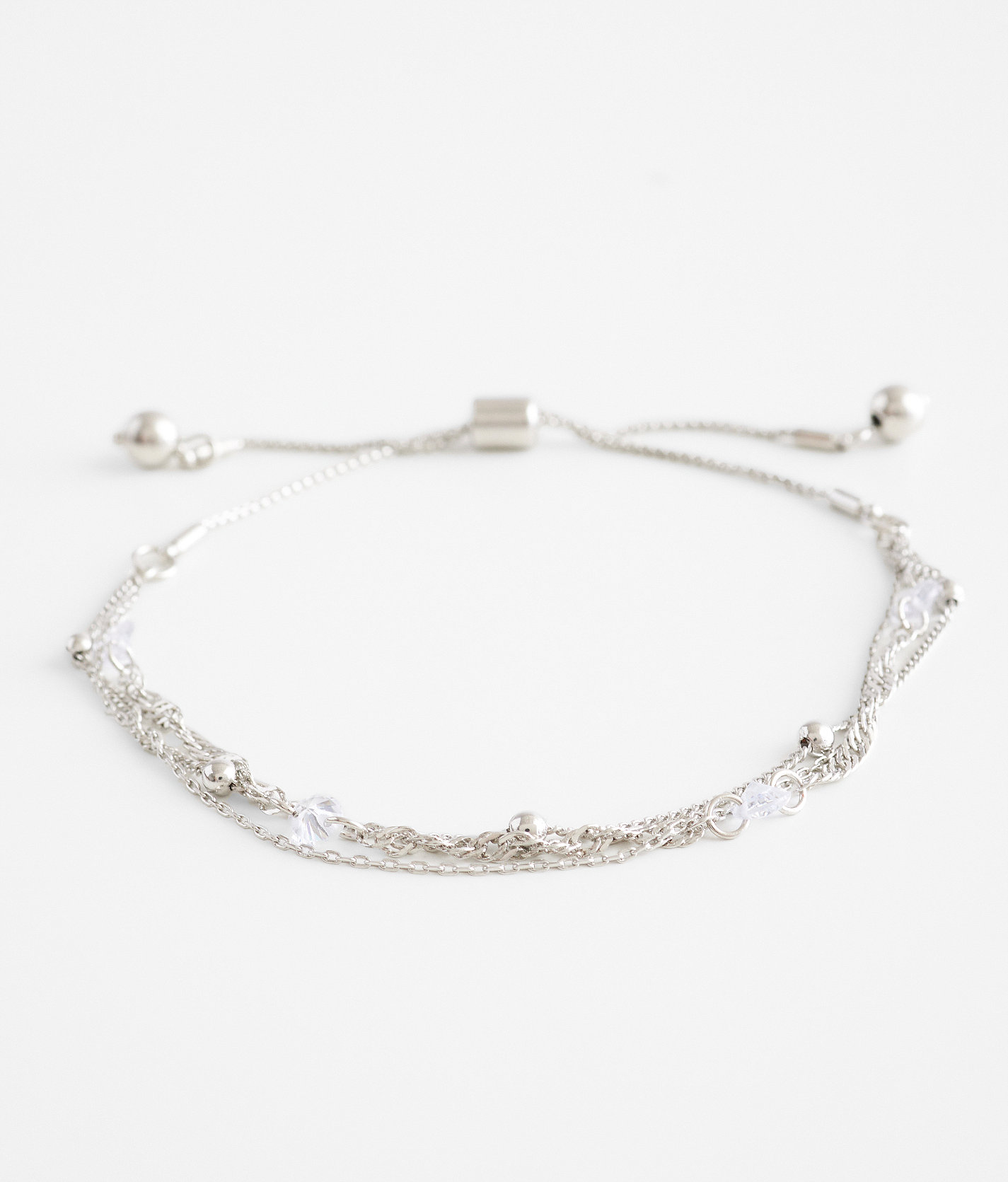 BKE Glitz Slider Bracelet - Women's Jewelry in Silver