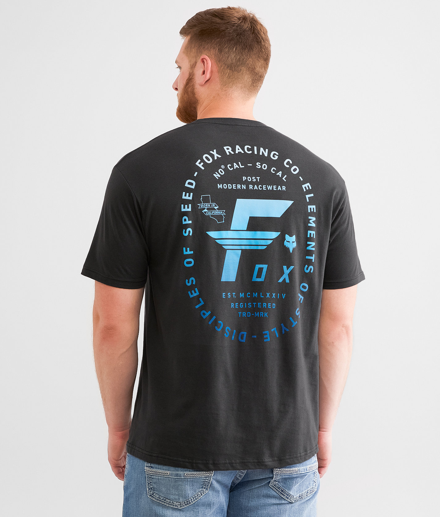 Fox Big F T-Shirt - Men's T-Shirts in Vintage Black